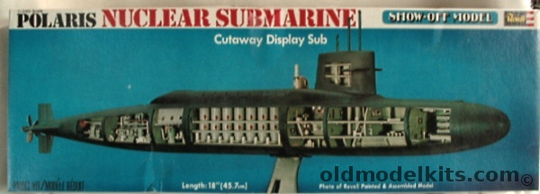 Revell 1/261 George Washington Class 'Cut Away' Polaris Missile Submarine (SSBN) - USS Abraham Lincoln / Patrick Henery / Robert E. Lee / Theodore Roosevelt / George Washington, H437 plastic model kit